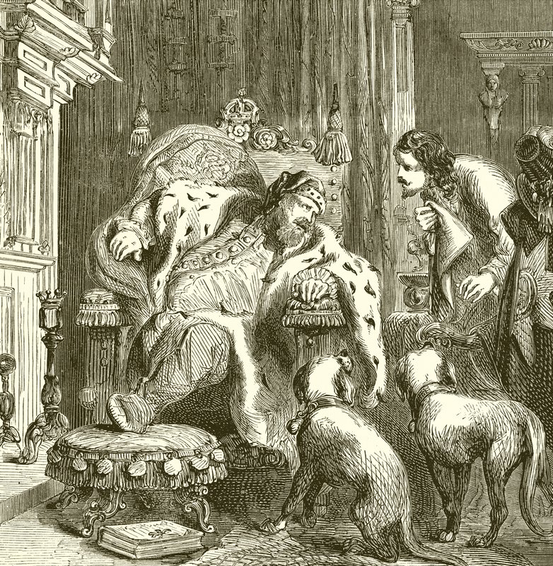 Muerte de Jacobo I, 1525 de English School