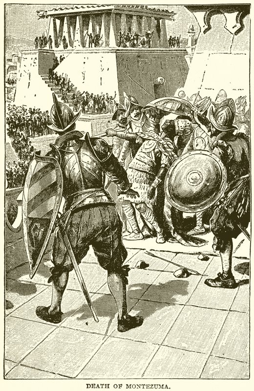 Muerte de Moctezuma de English School