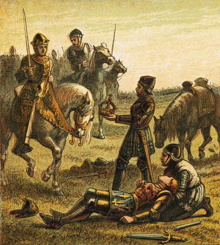 Muerte de Ricardo III de English School