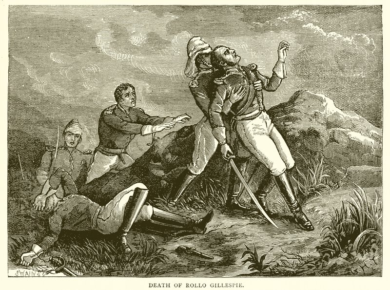 Muerte de Rollo Gillespie de English School