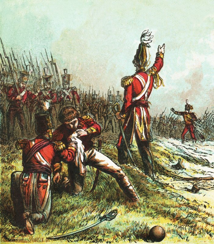 Muerte de Sir John Moore de English School