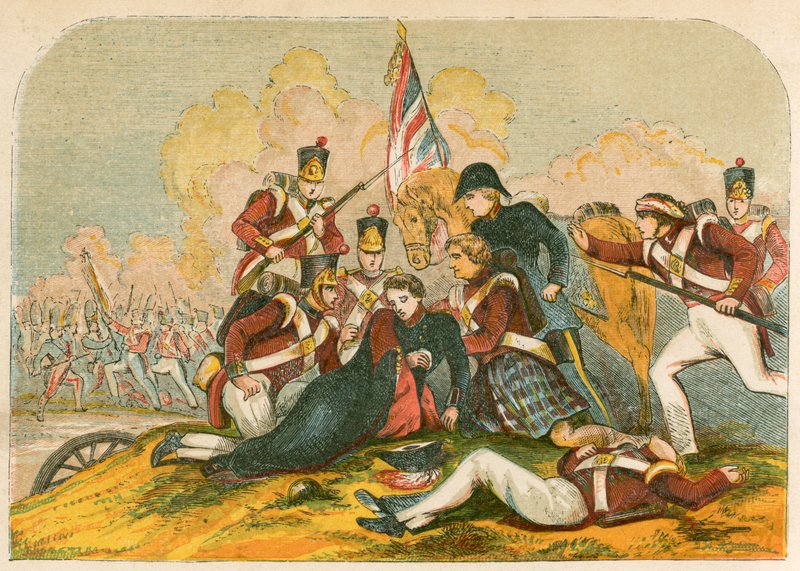 Muerte de Sir John Moore en La Coruña de English School