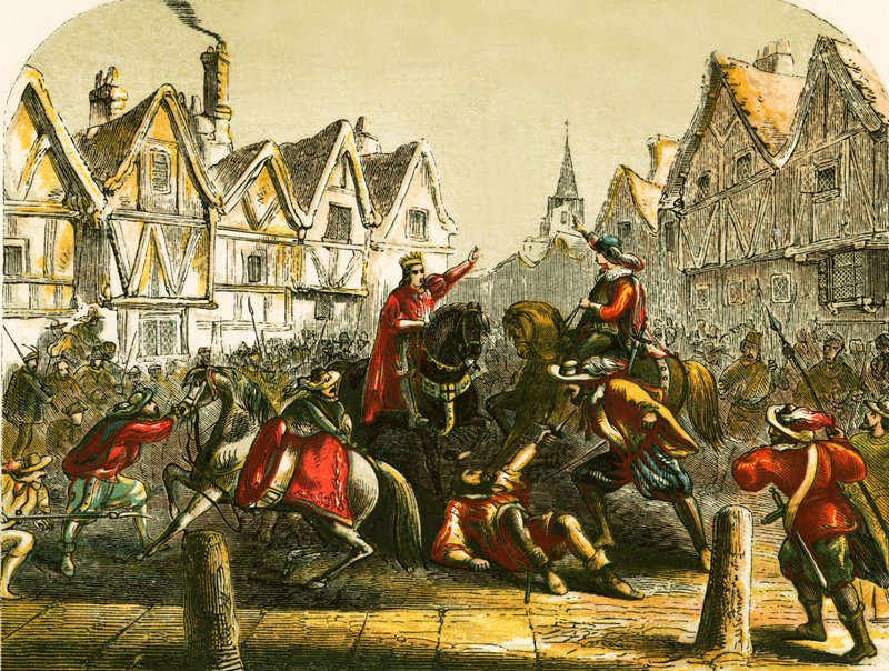 Muerte de Wat Tyler de English School