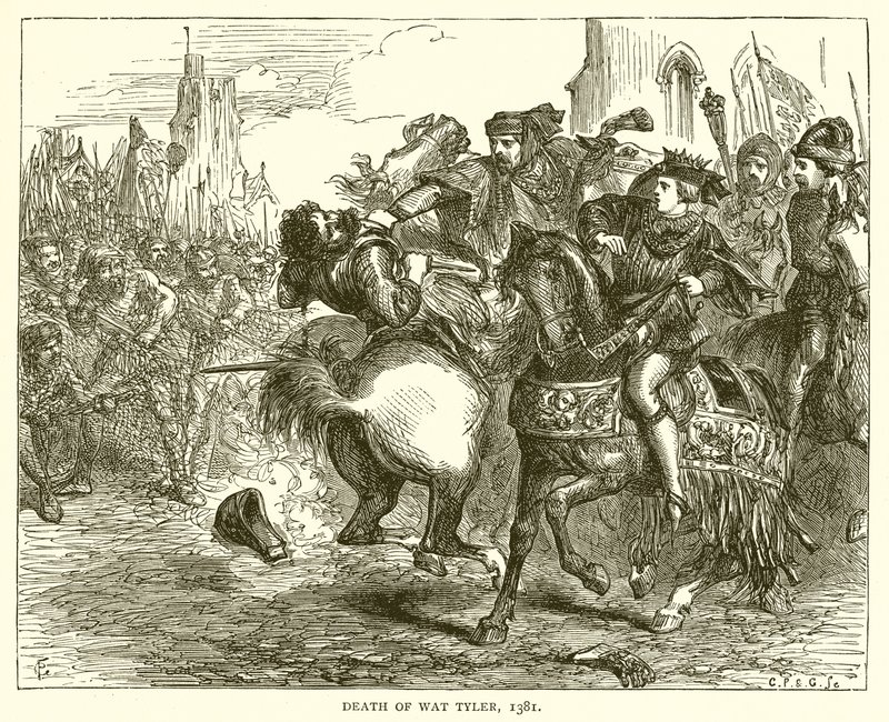 Muerte de Wat Tyler, 1381 de English School