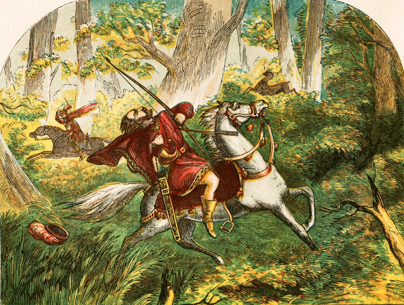 Muerte de Guillermo Rufus de English School