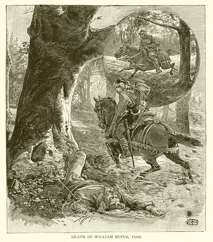 Muerte de Guillermo Rufus, 1100 de English School
