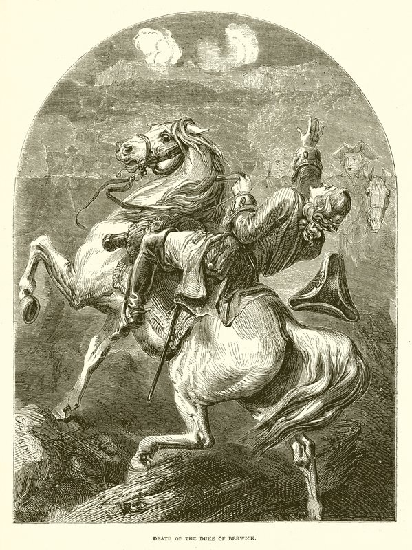 Muerte del duque de Berwick de English School