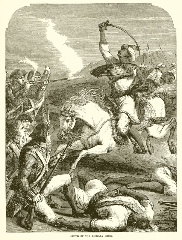 Muerte del jefe Rohilla de English School
