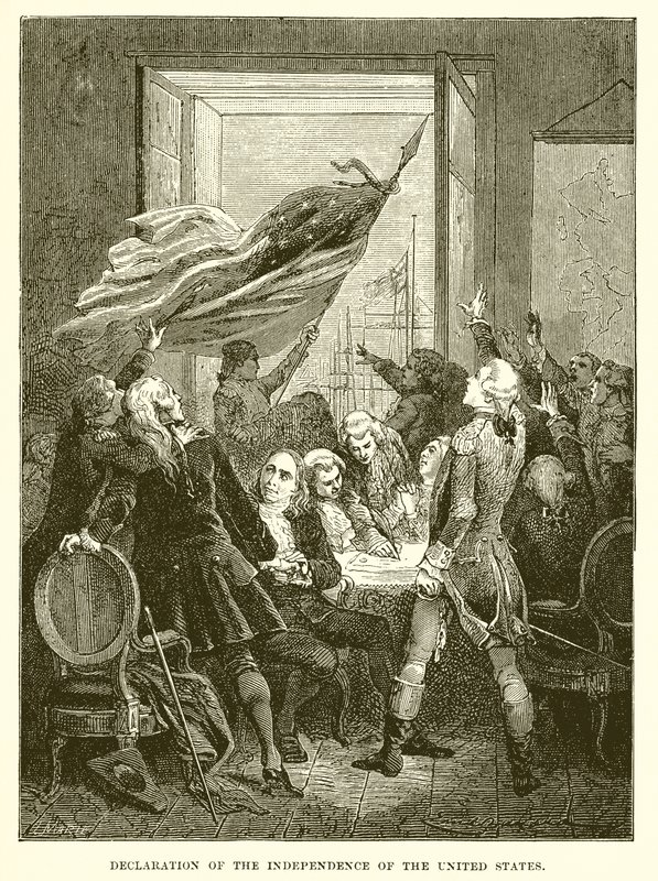 Declaración de la independencia de los Estados Unidos de English School