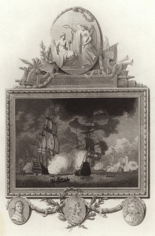 Derrota de la flota holandesa, 3 de junio de 1665 de English School