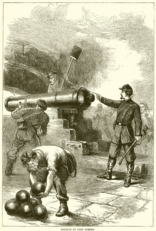 Defensa de Fort Sumter de English School