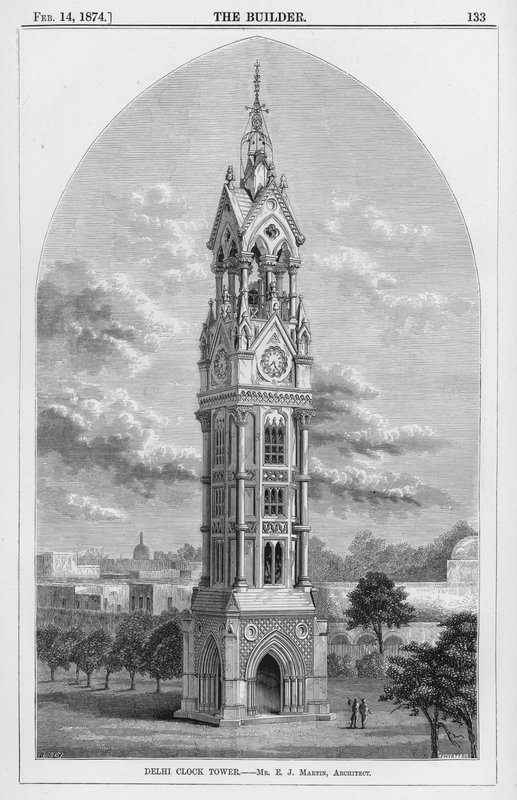 Torre del Reloj de Delhi de English School