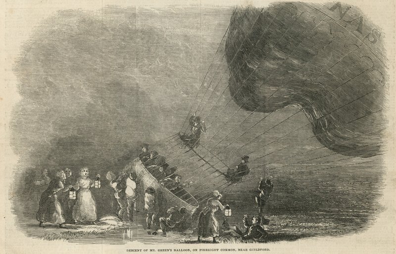 Descenso del globo del Sr. Green de English School