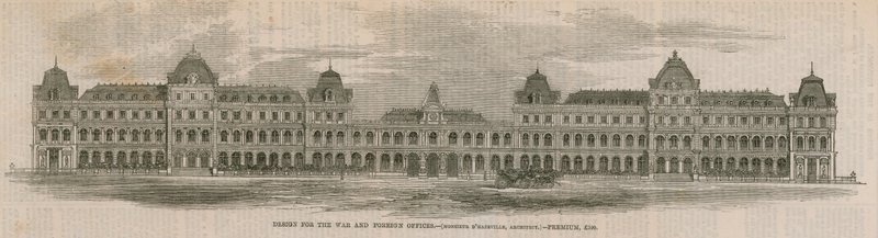 Diseño para las Oficinas de Guerra y Exteriores de English School