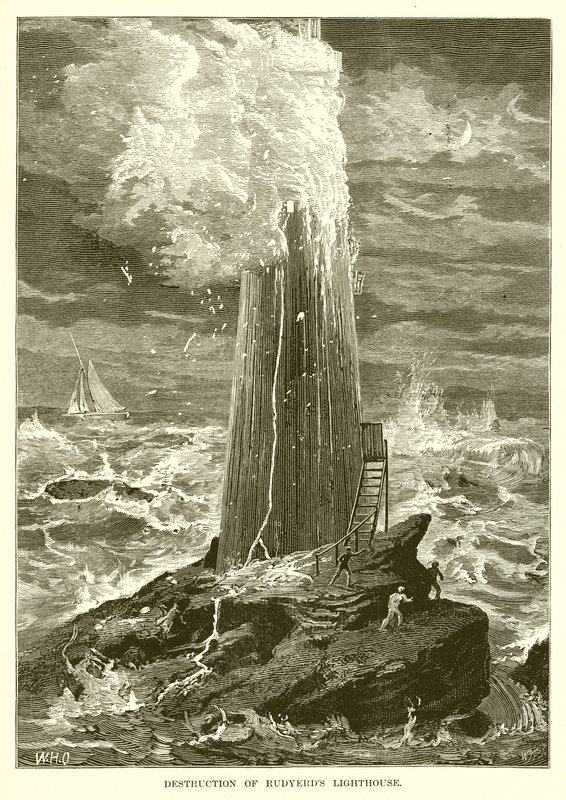 Destrucción del faro de Rudyerd de English School