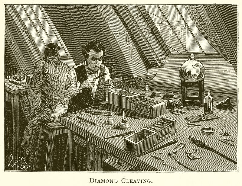 Desbaste de diamantes de English School