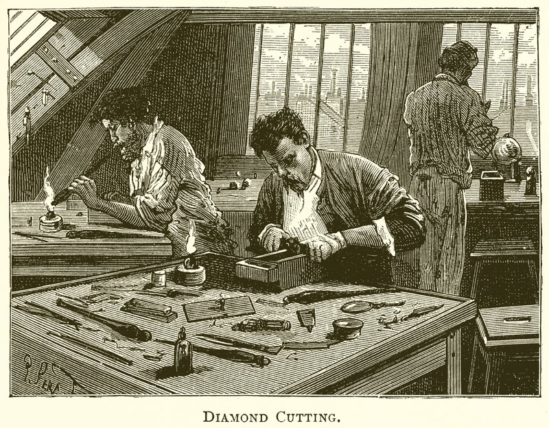 Corte de diamantes de English School