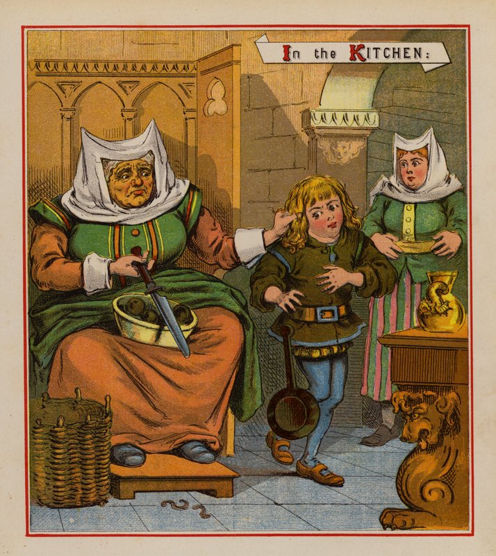 Dick Whittington y su gato (litografia en color) de English School