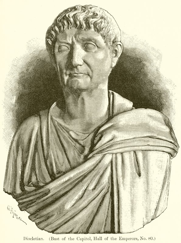 Diocleciano (Busto del Capitolio, Sala de los Emperadores, No. 80) de English School