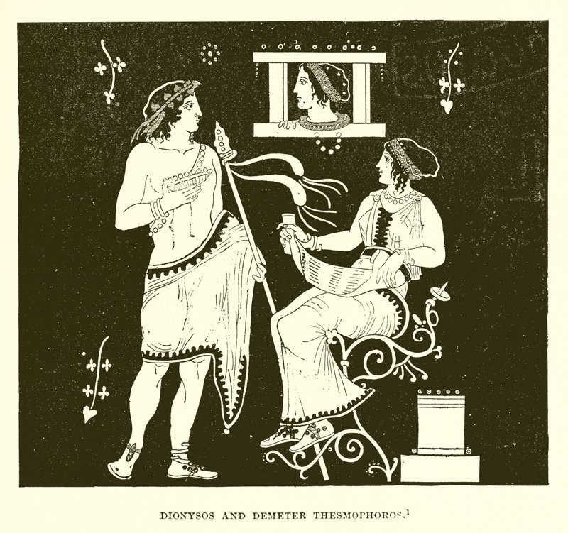Dionisos y Deméter Tesmoforos de English School