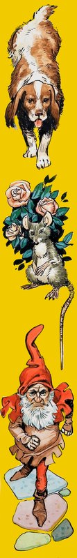 Perro, ratón y elfo de English School