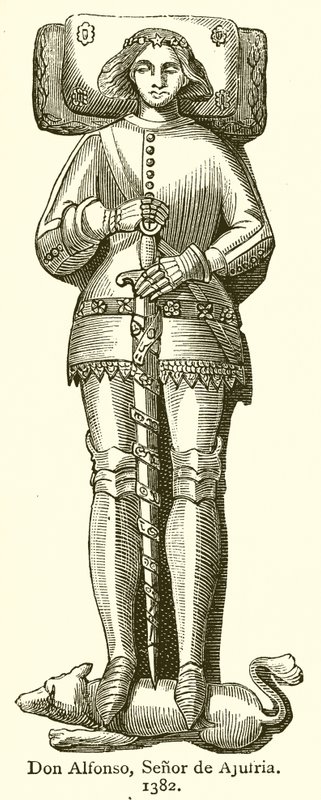 Don Alfonso, señor de Ajufría. 1382 de English School