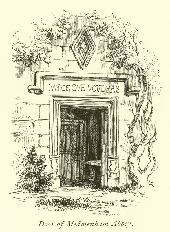 Puerta de la Abadía de Medmenham de English School