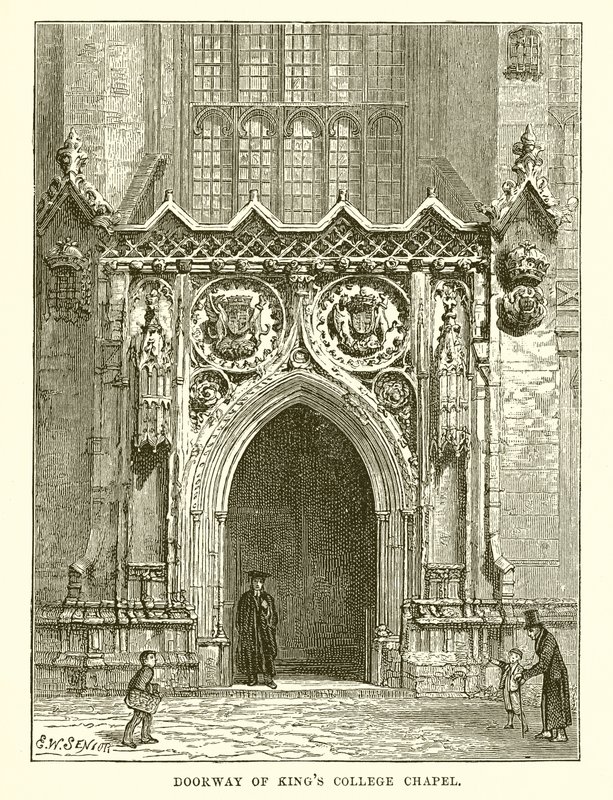 Puerta de la Capilla del Kings College de English School