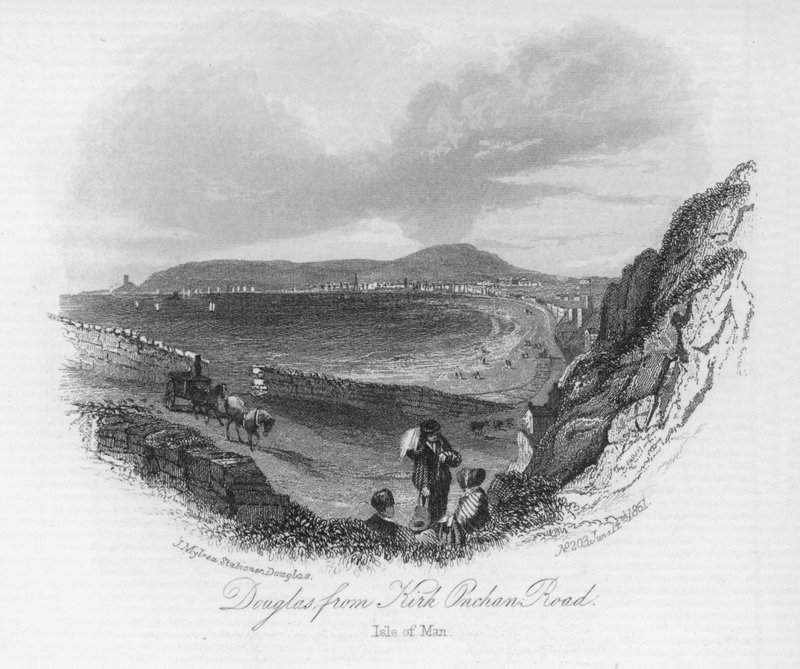 Douglas, desde Kirk Onchan Road, Isla de Man de English School