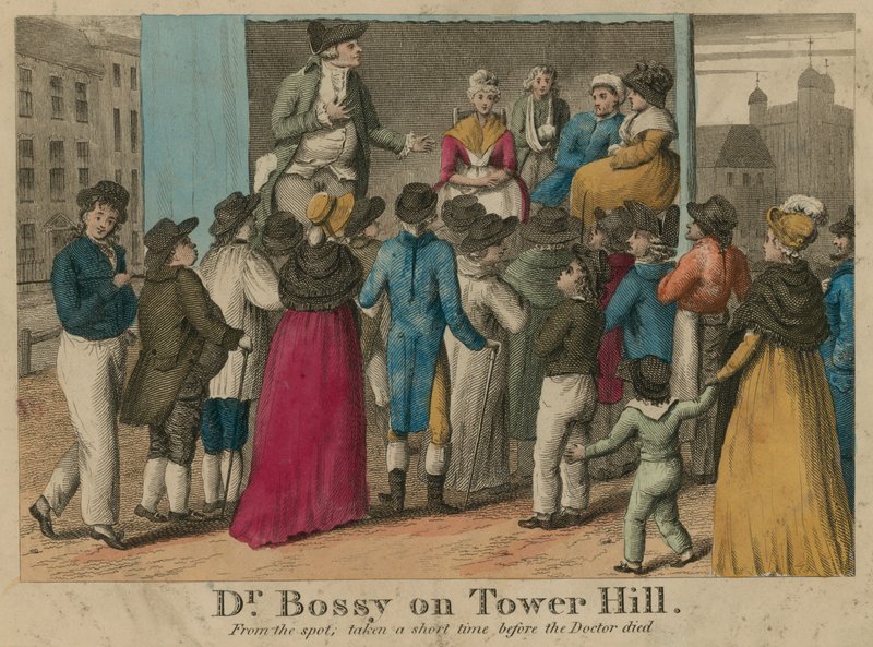 Dr. Bossy en Tower Hill, Londres de English School
