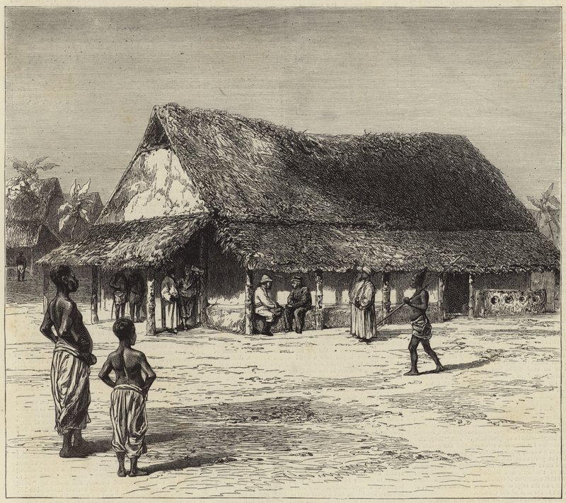 La casa del Dr. Livingstone en Ujiji de English School