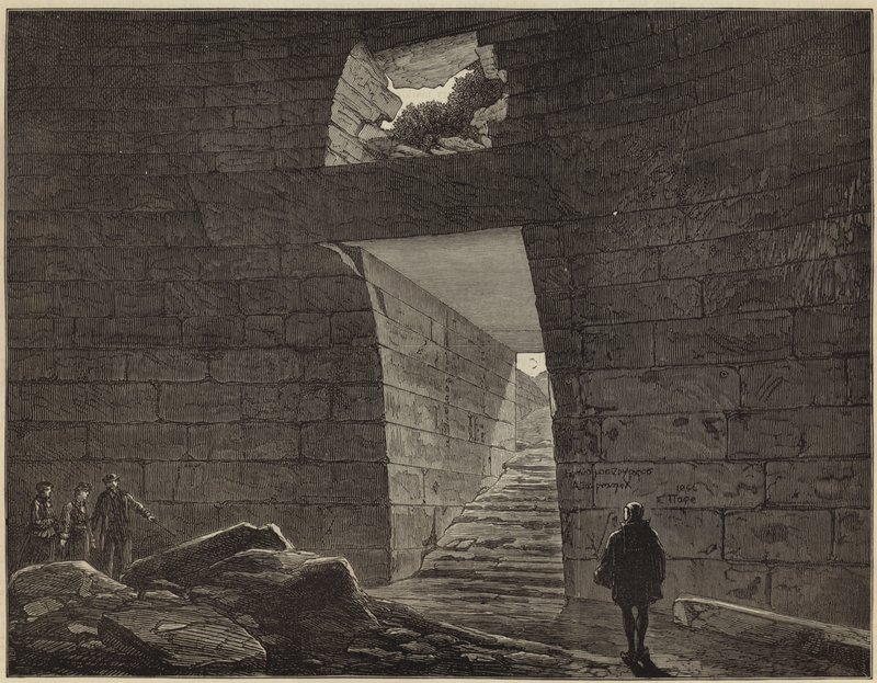 Las excavaciones del Dr. Schliemann en Micenas de English School