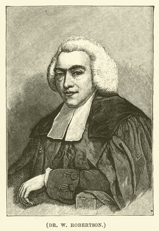 Dr W Robertson (grabado) de English School