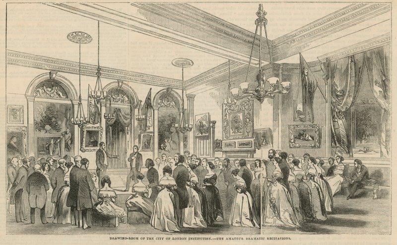 Sala de dibujo de la Institución de la Ciudad de Londres de English School