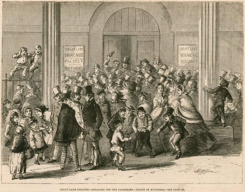 Teatro Drury Lane, Londres - contratando para el Pantomime de English School