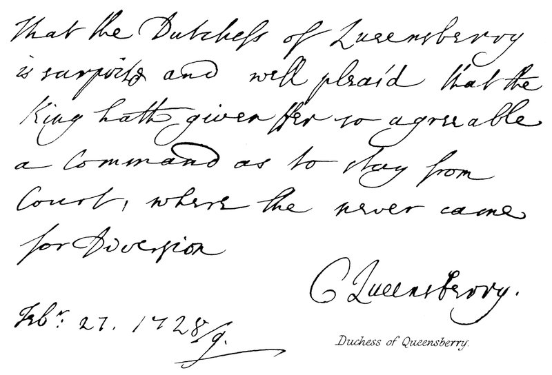 Duquesa de Queensberry de English School