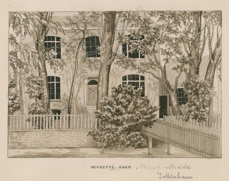Casa de la Granja Ducketts, Tottenham, Londres de English School
