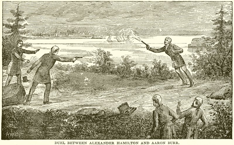 Duelo entre Alexander Hamilton y Aaron Burr de English School