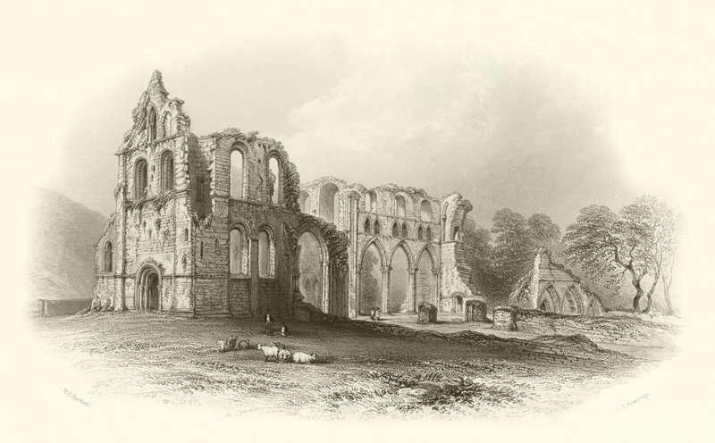 Abadía de Dundrennan de English School