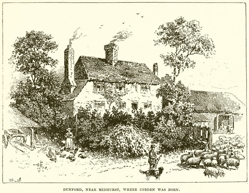 Dunford, cerca de Midhurst, donde nació Cobden de English School