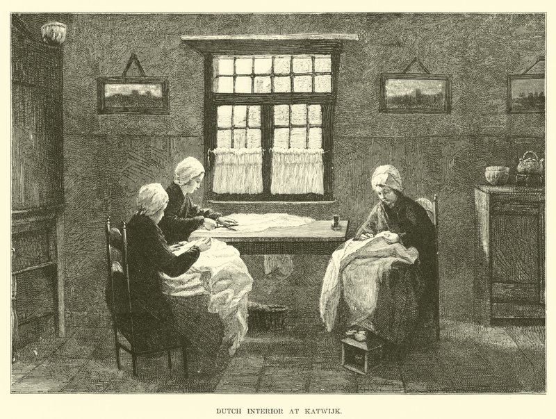Interior holandés en Katwijk de English School