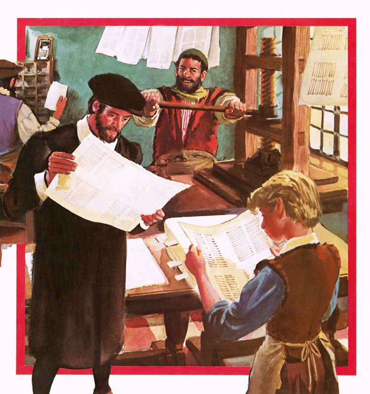 Prensa de impresión temprana de English School