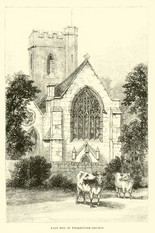 Extremo este de la Iglesia de Folkestone de English School