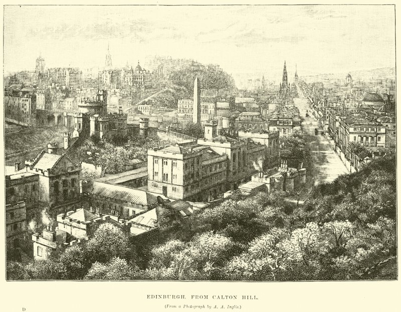 Edimburgo, desde Calton Hill de English School
