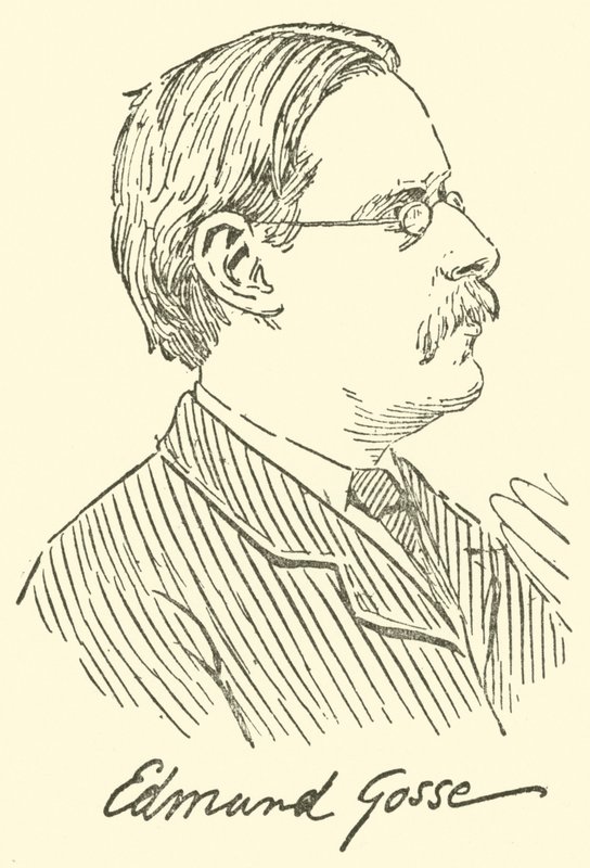Edmund Gosse (grabado) de English School