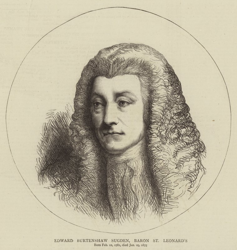 Edward Burtenshaw Sugden, Barón de St Leonard