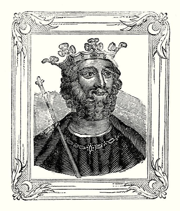Eduardo II nació en 1284, fue coronado en 1308 y asesinado en 1328 de English School