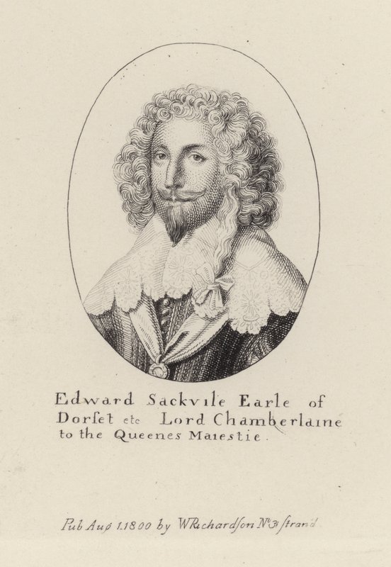 Edward Sackville, Conde de Dorset (grabado) de English School