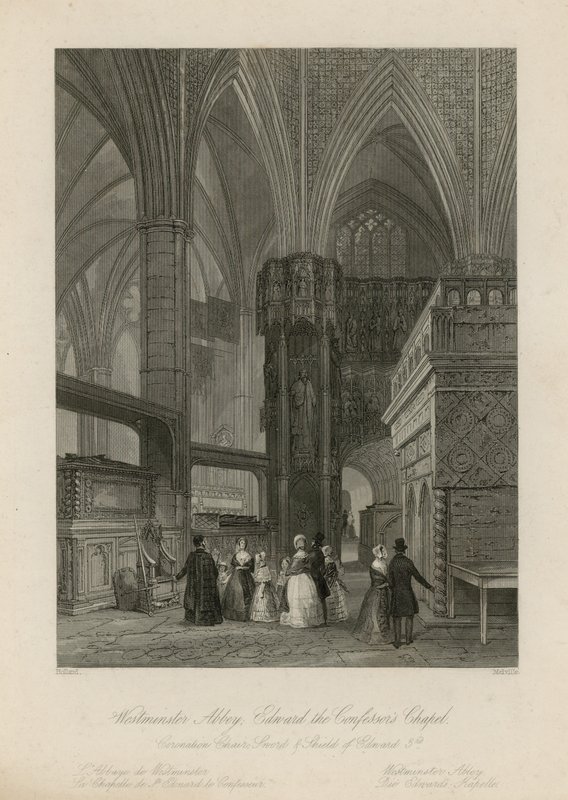 Capilla de Eduardo el Confesor en la Abadía de Westminster de English School