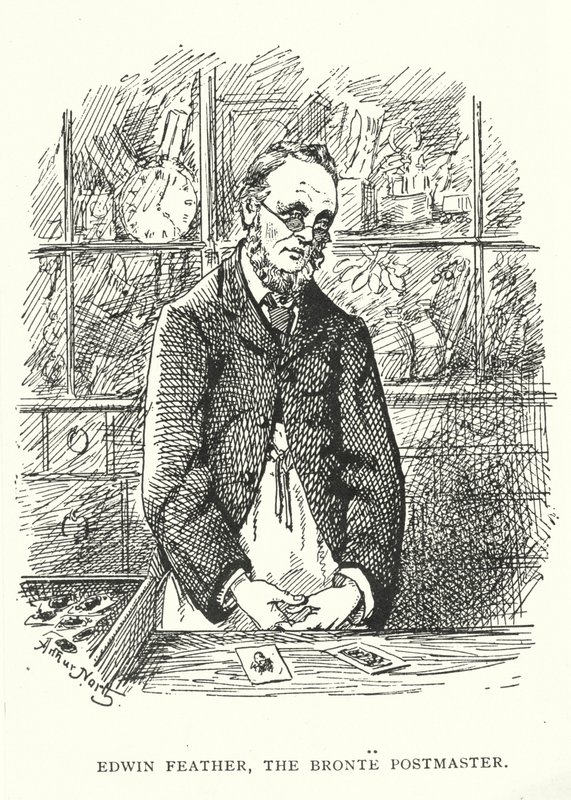 Edwin Feather, el cartero de Bronte de English School